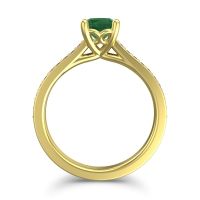 Cathedral Diamond Pave Vakra Ring