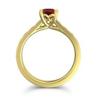 Cathedral Diamond Pave Vakra Ring