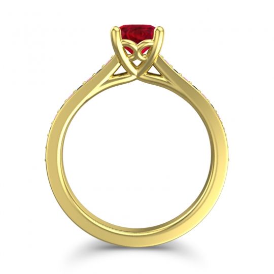 Cathedral Diamond Pave Vakra Ring