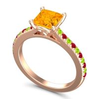 Princess Cut Racana Ring