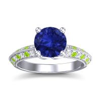 Milgrain and Pave Malati Ring