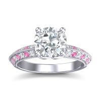 Milgrain and Pave Malati Ring