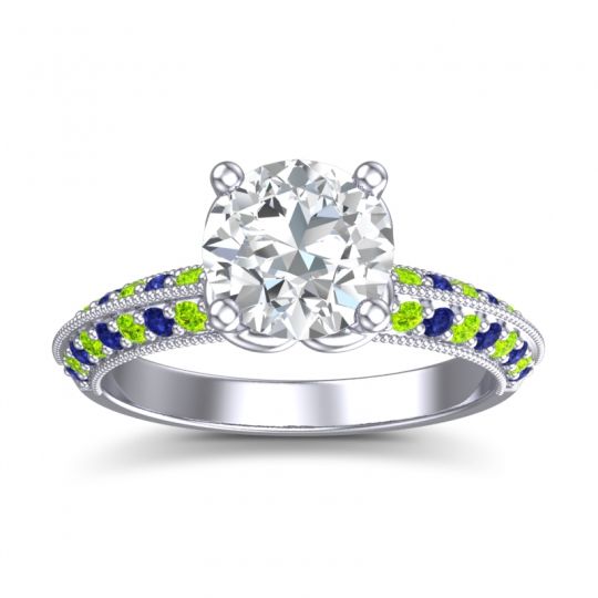 Milgrain and Pave Malati Ring