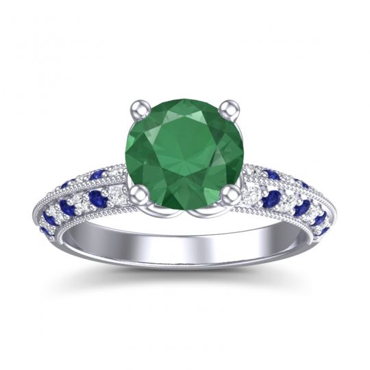 Milgrain and Pave Malati Ring