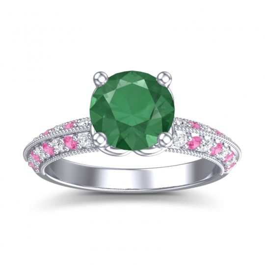 Milgrain and Pave Malati Ring