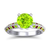 Milgrain and Pave Malati Ring