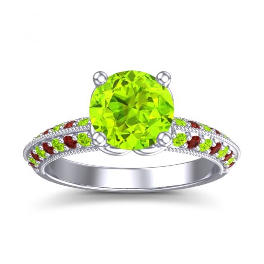 Milgrain and Pave Malati Ring