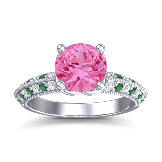 Milgrain and Pave Malati Ring