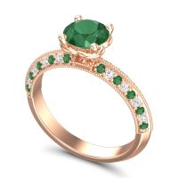 Milgrain and Pave Malati Ring