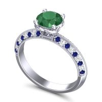 Milgrain and Pave Malati Ring