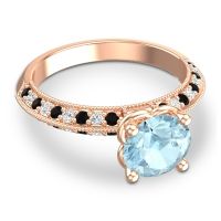 Milgrain and Pave Malati Ring