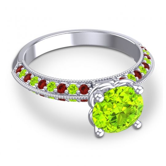 Milgrain and Pave Malati Ring