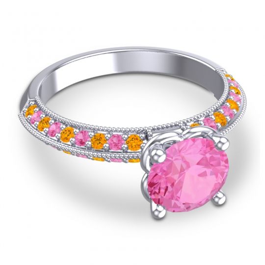 Milgrain and Pave Malati Ring