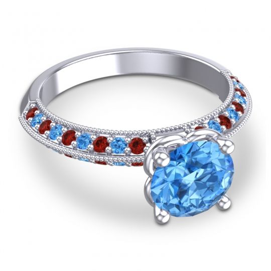 Milgrain and Pave Malati Ring