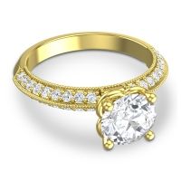 Milgrain and Pave Malati Ring