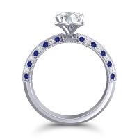 Milgrain and Pave Malati Ring