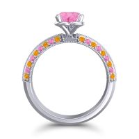 Milgrain and Pave Malati Ring