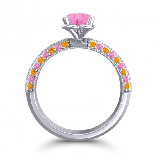 Milgrain and Pave Malati Ring