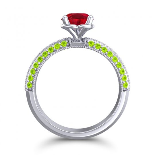 Milgrain and Pave Malati Ring