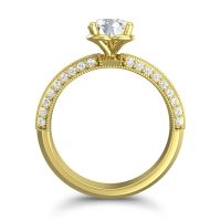 Milgrain and Pave Malati Ring