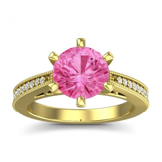 Cathedral Pave Anahata Ring