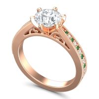 Cathedral Pave Anahata Ring