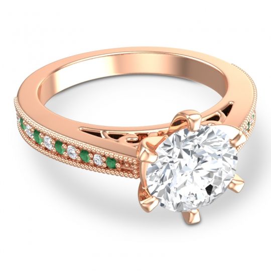 Cathedral Pave Anahata Ring