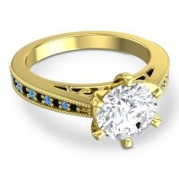 Cathedral Pave Anahata Ring