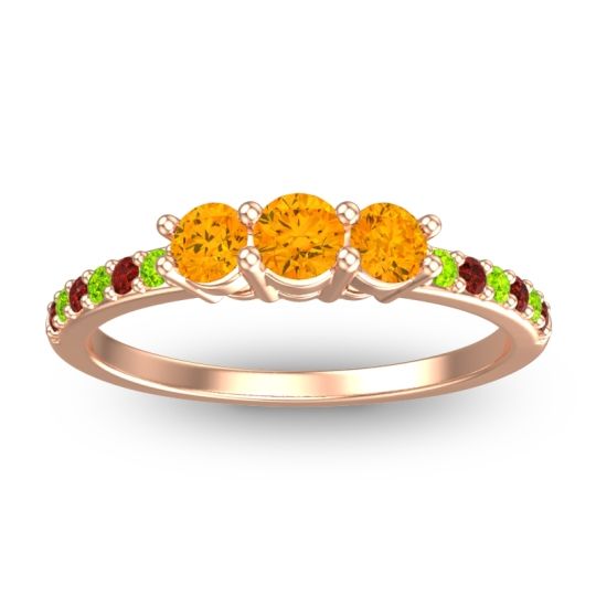 Petite Pave Trizikha Ring