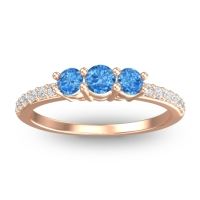 Petite Pave Trizikha Ring