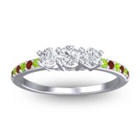 Petite Pave Trizikha Ring
