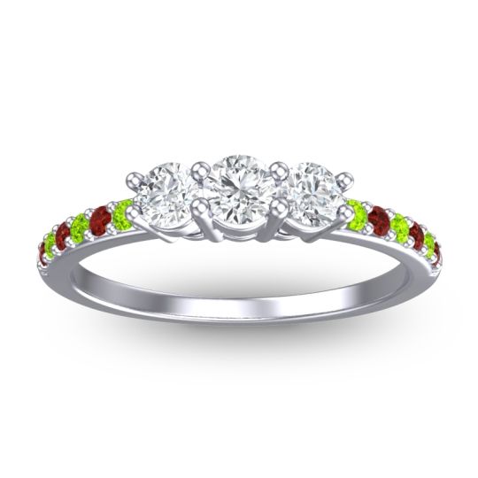 Petite Pave Trizikha Ring