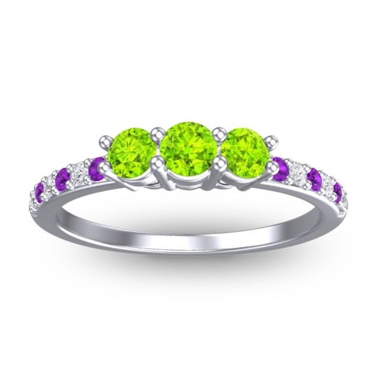 Petite Pave Trizikha Ring