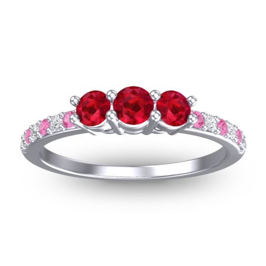 Petite Pave Trizikha Ring