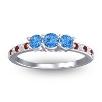 Petite Pave Trizikha Ring
