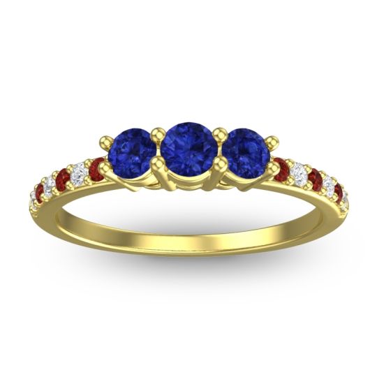 Petite Pave Trizikha Ring