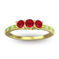 Petite Pave Trizikha Ring