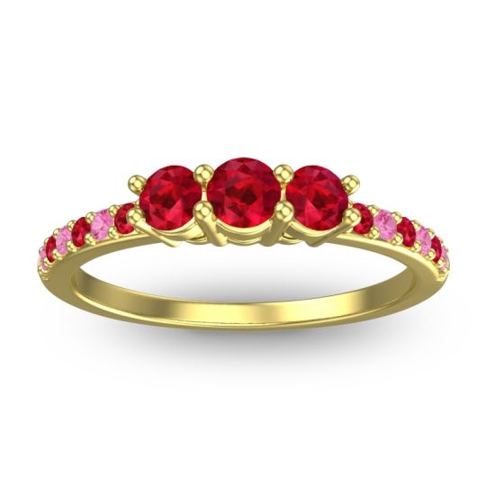 Petite Pave Trizikha Ring