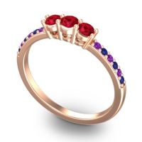 Petite Pave Trizikha Ring