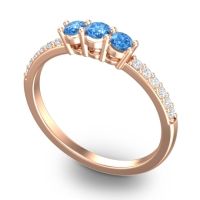 Petite Pave Trizikha Ring
