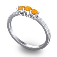 Petite Pave Trizikha Ring