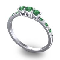 Petite Pave Trizikha Ring