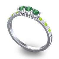 Petite Pave Trizikha Ring