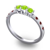 Petite Pave Trizikha Ring