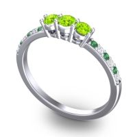Petite Pave Trizikha Ring