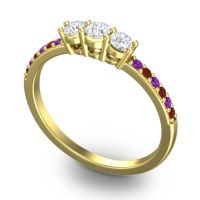 Petite Pave Trizikha Ring
