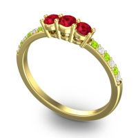 Petite Pave Trizikha Ring