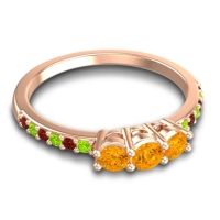 Petite Pave Trizikha Ring