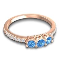 Petite Pave Trizikha Ring