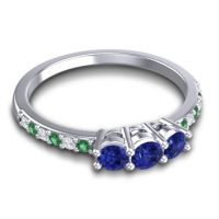 Petite Pave Trizikha Ring